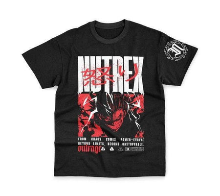 Nutrex Outrage Anime T - Shirt, Black - X - Large - Lilly’s Pharmacy & Health Store
