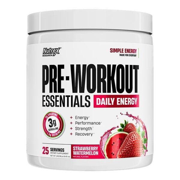Nutrex Pre - Workout Essentials, Strawberry Watermelon - 240.58g - Lilly’s Pharmacy & Health Store