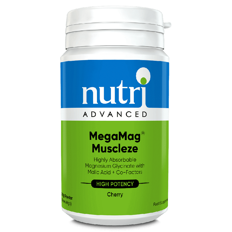 Nutri Advanced MegaMag Muscleze (cherry) 215g Powder- Lillys Pharmacy and Health Store