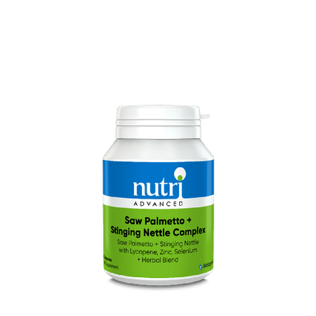 Nutri Advanced Saw Palmetto + Stinging Nettle Complex 60 Caps- Lillys Pharmacy and Health Store