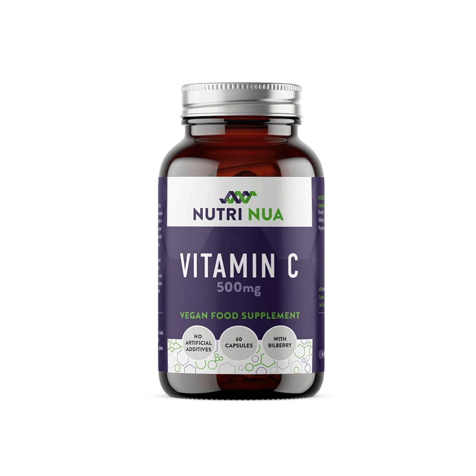 Nutri Nua Vitamin C 500mg with Bilberry 60's- Lillys Pharmacy and Health Store