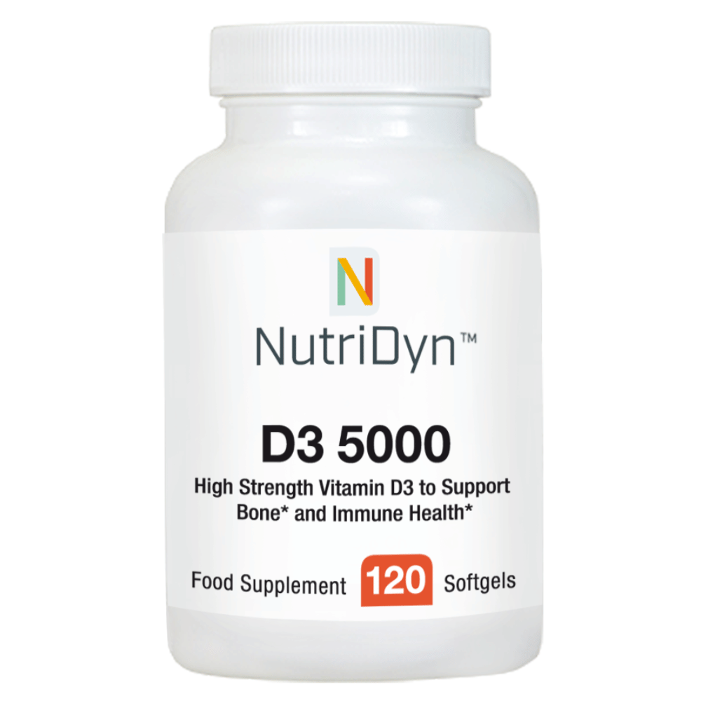 NutriDyn D3 5000 120 Softgels- Lillys Pharmacy and Health Store