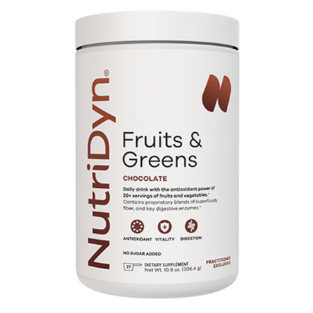 NutriDyn Fruits and Greens (Chocolate)*306.4 g- Lillys Pharmacy and Health Store