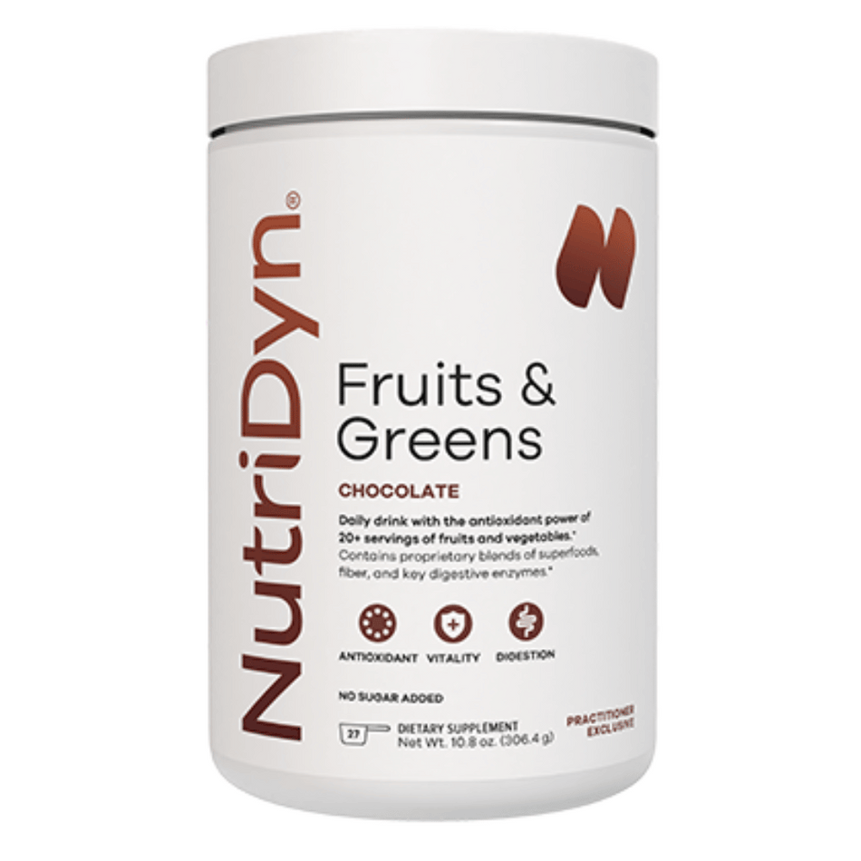NutriDyn Fruits and Greens (Chocolate)*306.4 g- Lillys Pharmacy and Health Store