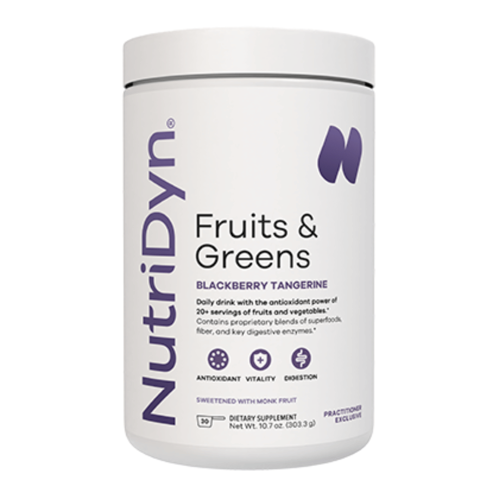 NutriDyn Fruits and Greens with Monk Fruit (Blackberry Tangerine)*303 g- Lillys Pharmacy and Health Store