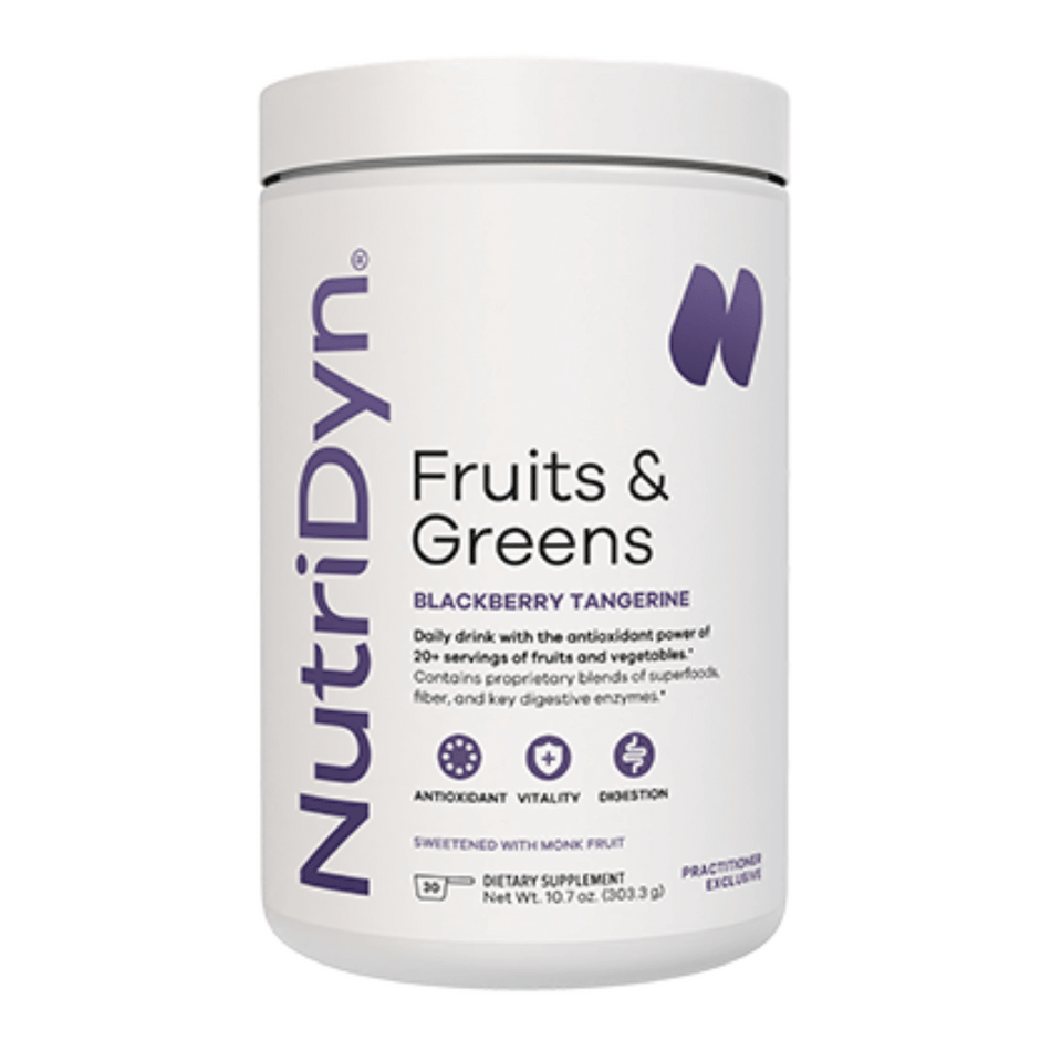 NutriDyn Fruits and Greens with Monk Fruit (Blackberry Tangerine)*303 g- Lillys Pharmacy and Health Store
