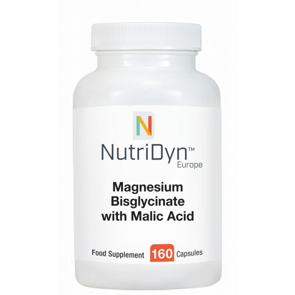 NutriDyn Magnesium Bisglycinate & Malic Acid 160 Caps- Lillys Pharmacy and Health Store