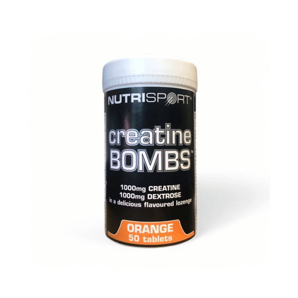 NutriSport Creatine Bombs Orange 50's- Lillys Pharmacy and Health Store