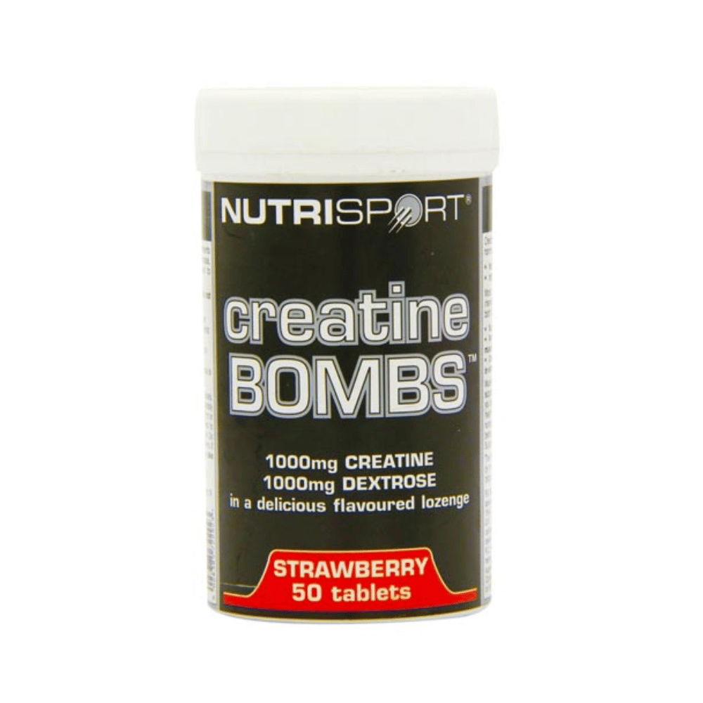 NutriSport Creatine Bombs Strawberry 50's- Lillys Pharmacy and Health Store