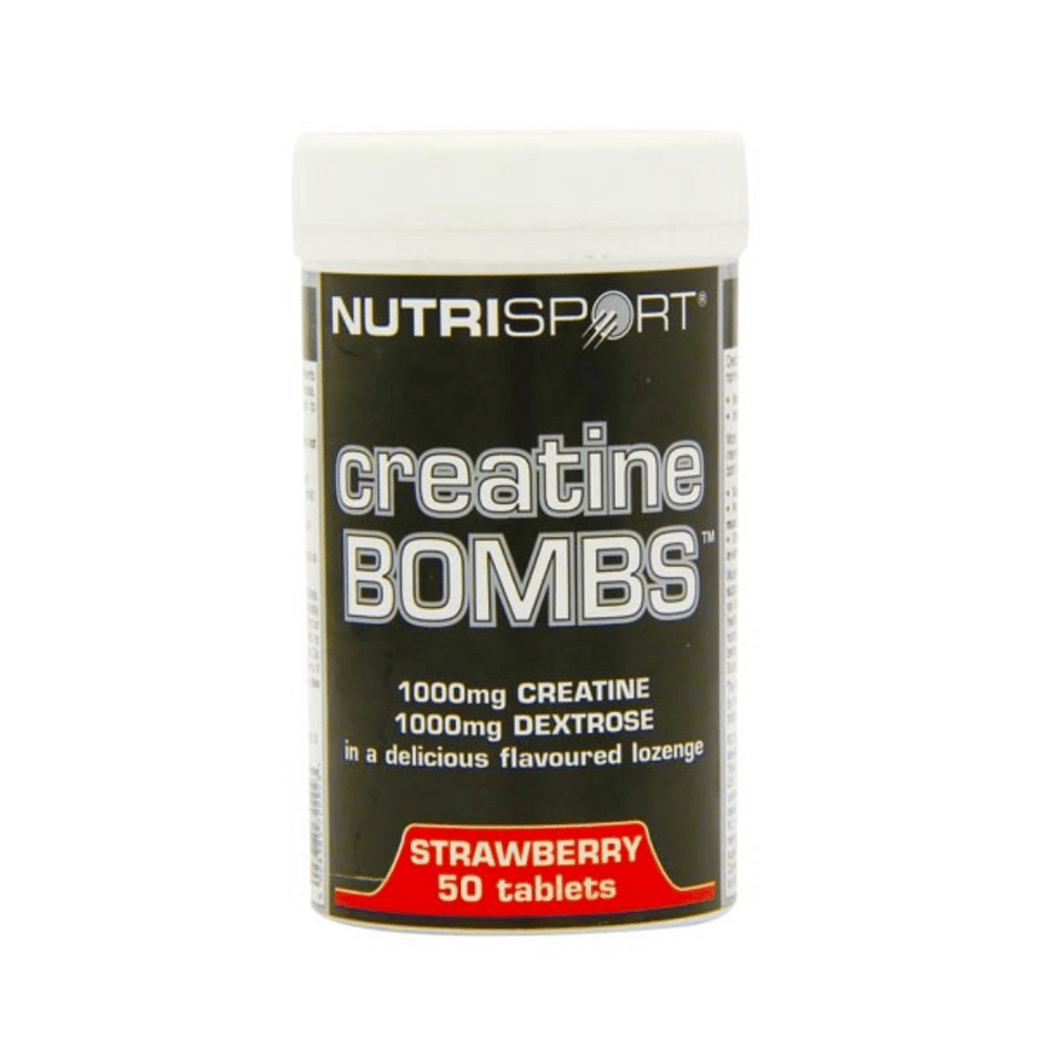 NutriSport Creatine Bombs Strawberry 50's- Lillys Pharmacy and Health Store