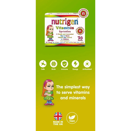 Nutrigen Vitamixin Sprinkles – multivitamin and Mineral Powder 30 sachets- Lillys Pharmacy and Health Store