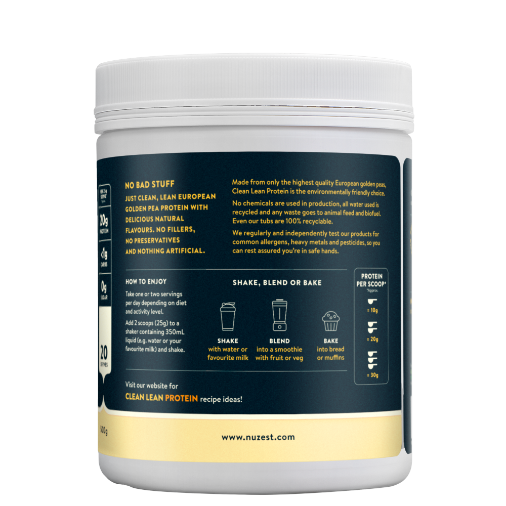 Nuzest Clean Lean Protein Just Natural - 500g- Lillys Pharmacy and Health Store