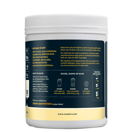 Nuzest Clean Lean Protein Just Natural - 500g- Lillys Pharmacy and Health Store