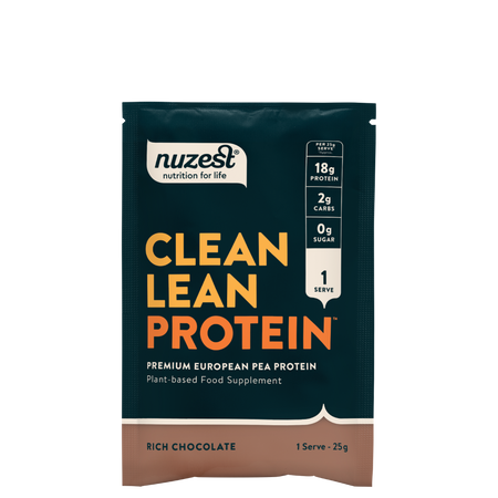 Nuzest Clean Lean Protein Rich Chocolate Sachets 10x25g- Lillys Pharmacy and Health Store