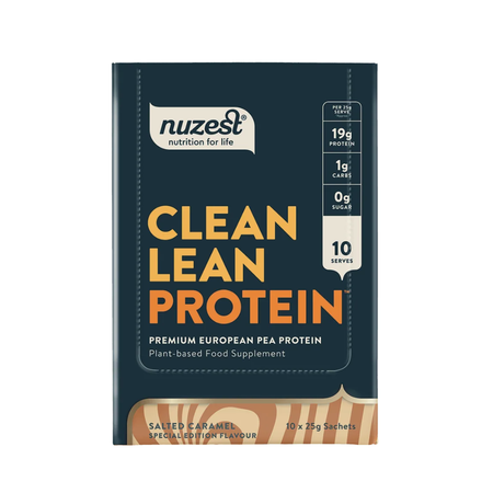 Nuzest Clean Lean Protein Salted Caramel Sachets 10x25g- Lillys Pharmacy and Health Store