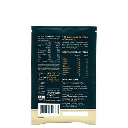 Nuzest Clean Lean Protein Smooth Vanilla Sachets 10x25g- Lillys Pharmacy and Health Store