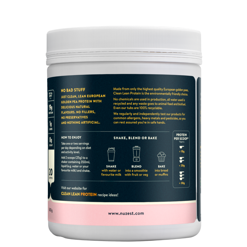 Nuzest Clean Lean Protein Wild Strawberry - 500g- Lillys Pharmacy and Health Store