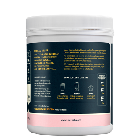 Nuzest Clean Lean Protein Wild Strawberry - 500g- Lillys Pharmacy and Health Store