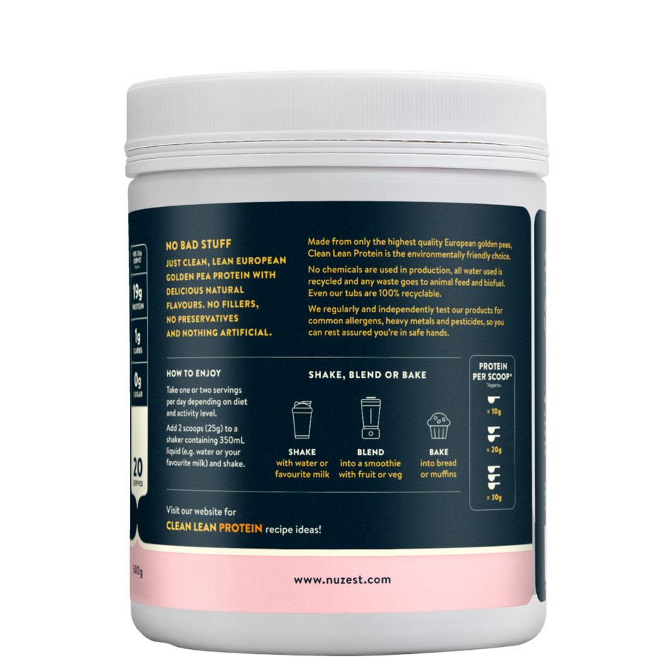 Nuzest Clean Lean Protein Wild Strawberry - 500g- Lillys Pharmacy and Health Store