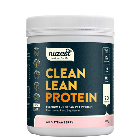 Nuzest Clean Lean Protein Wild Strawberry - 500g- Lillys Pharmacy and Health Store