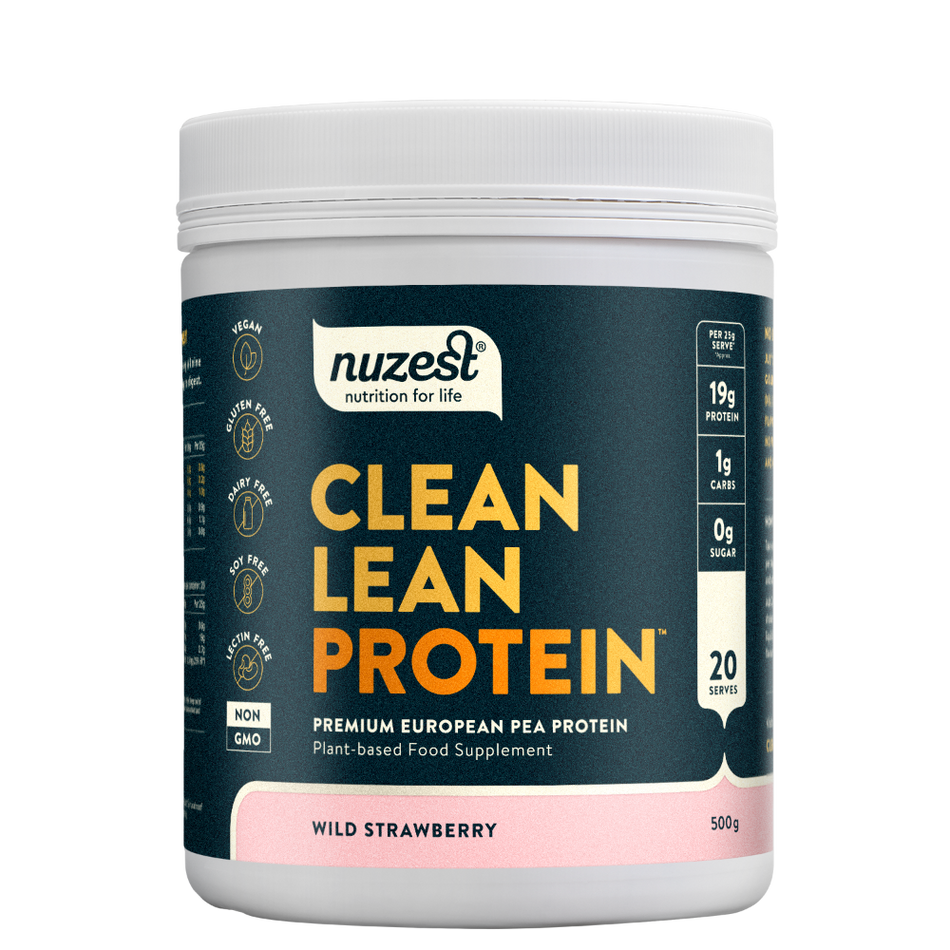 Nuzest Clean Lean Protein Wild Strawberry - 500g- Lillys Pharmacy and Health Store