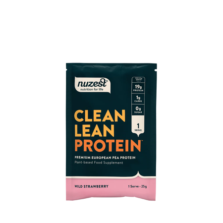 Nuzest Clean Lean Protein Wild Strawberry Sachet 25g- Lillys Pharmacy and Health Store