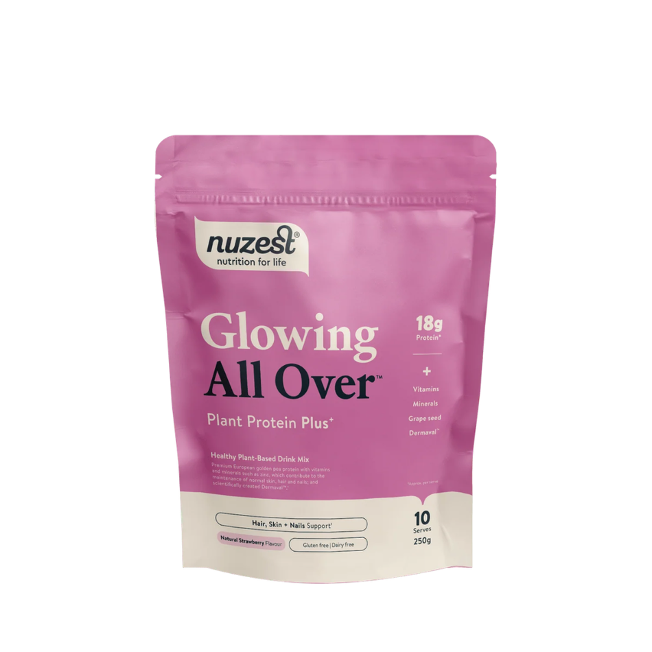 Nuzest Glowing All Over Plant Protein Plus 250g- Lillys Pharmacy and Health Store