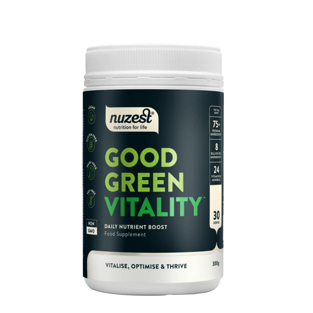 Nuzest Good Green Vitality Tub 300g- Lillys Pharmacy and Health Store