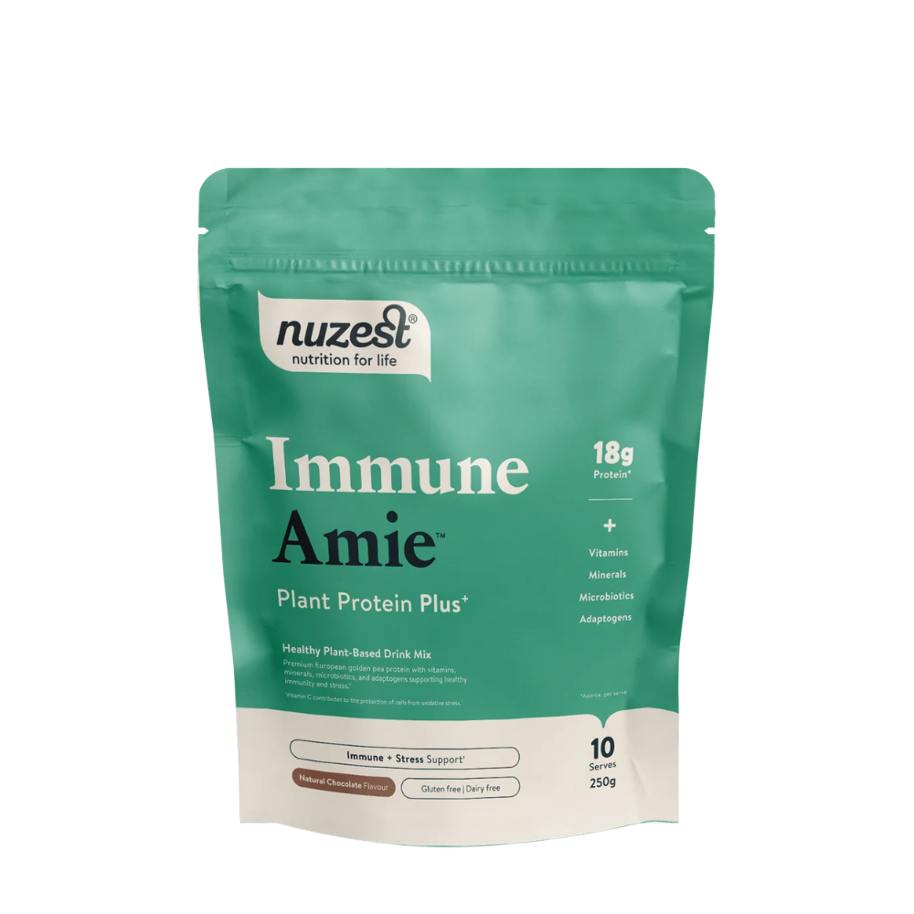 Nuzest Immune Amie Plant Protein Plus Chocolate - 250g- Lillys Pharmacy and Health Store