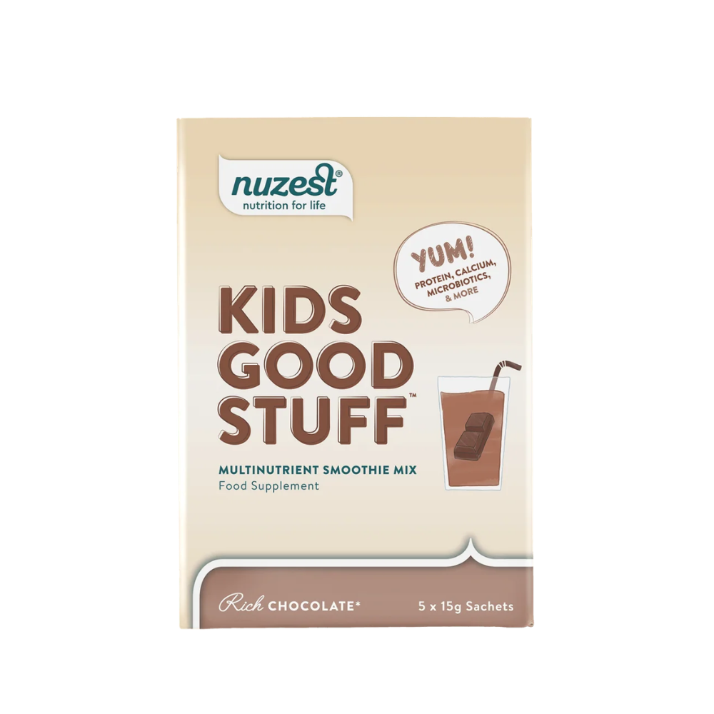 Nuzest Kids Good Stuff Rich Chocolate Single Serves 5x15g- Lillys Pharmacy and Health Store