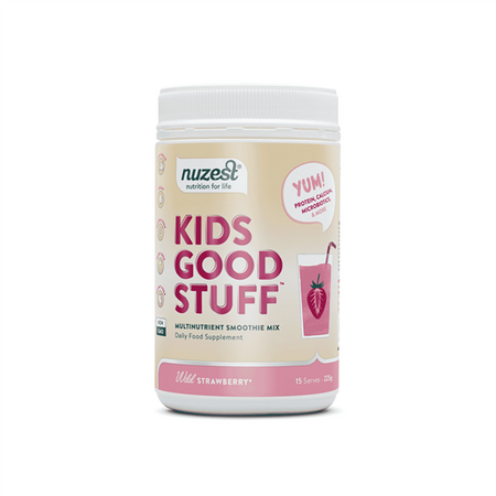 Nuzest®, Kids Good Stuff Wild Strawberry 225g - EX 05/02/2027- Lillys Pharmacy and Health Store