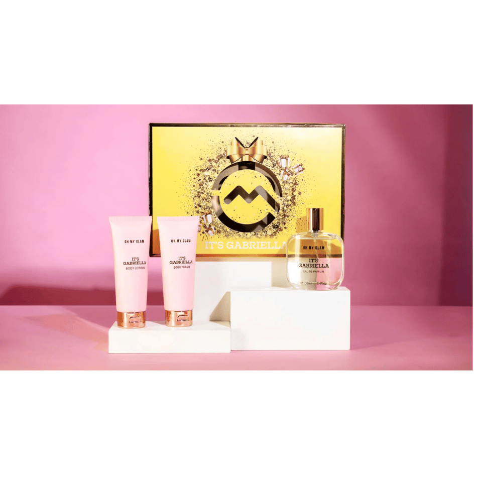Oh My Glam It's Gabriella 100ml 3pc Gift Set 100ml Edp Spr, 100ml Body Wash, 100ml Body Lotion- Lillys Pharmacy and Health Store