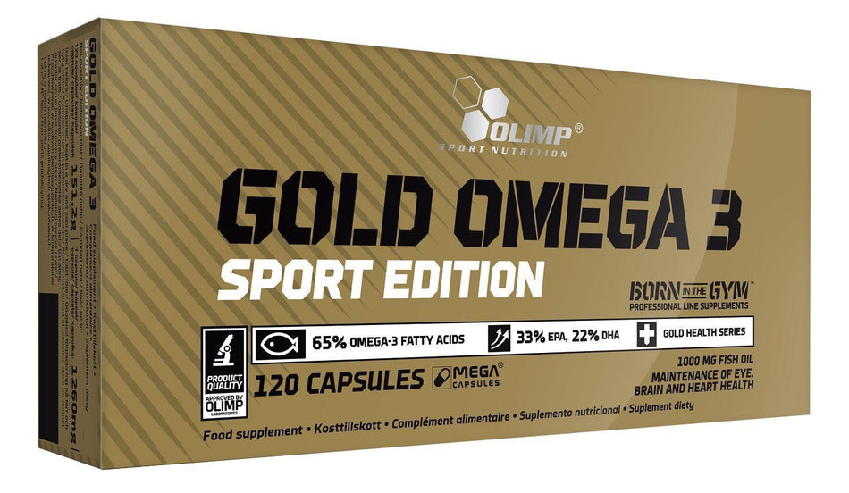 Olimp Nutrition Gold Omega 3, Sport Edition 120 caps- Lillys Pharmacy and Health Store