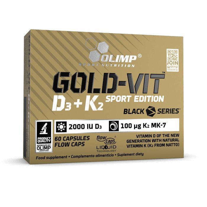 Olimp Nutrition Gold Vit D3 + K2 Sport Edition 60 caps- Lillys Pharmacy and Health Store