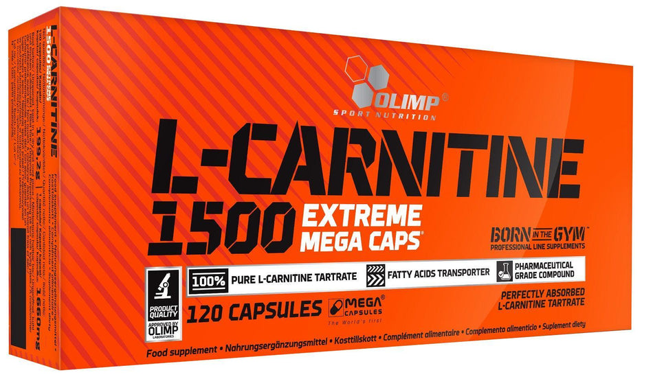 Olimp Nutrition LCarnitine 1500 Extreme 120 caps- Lillys Pharmacy and Health Store