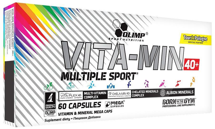 Olimp Nutrition VitaMin Multiple Sport 40+ 60 caps- Lillys Pharmacy and Health Store