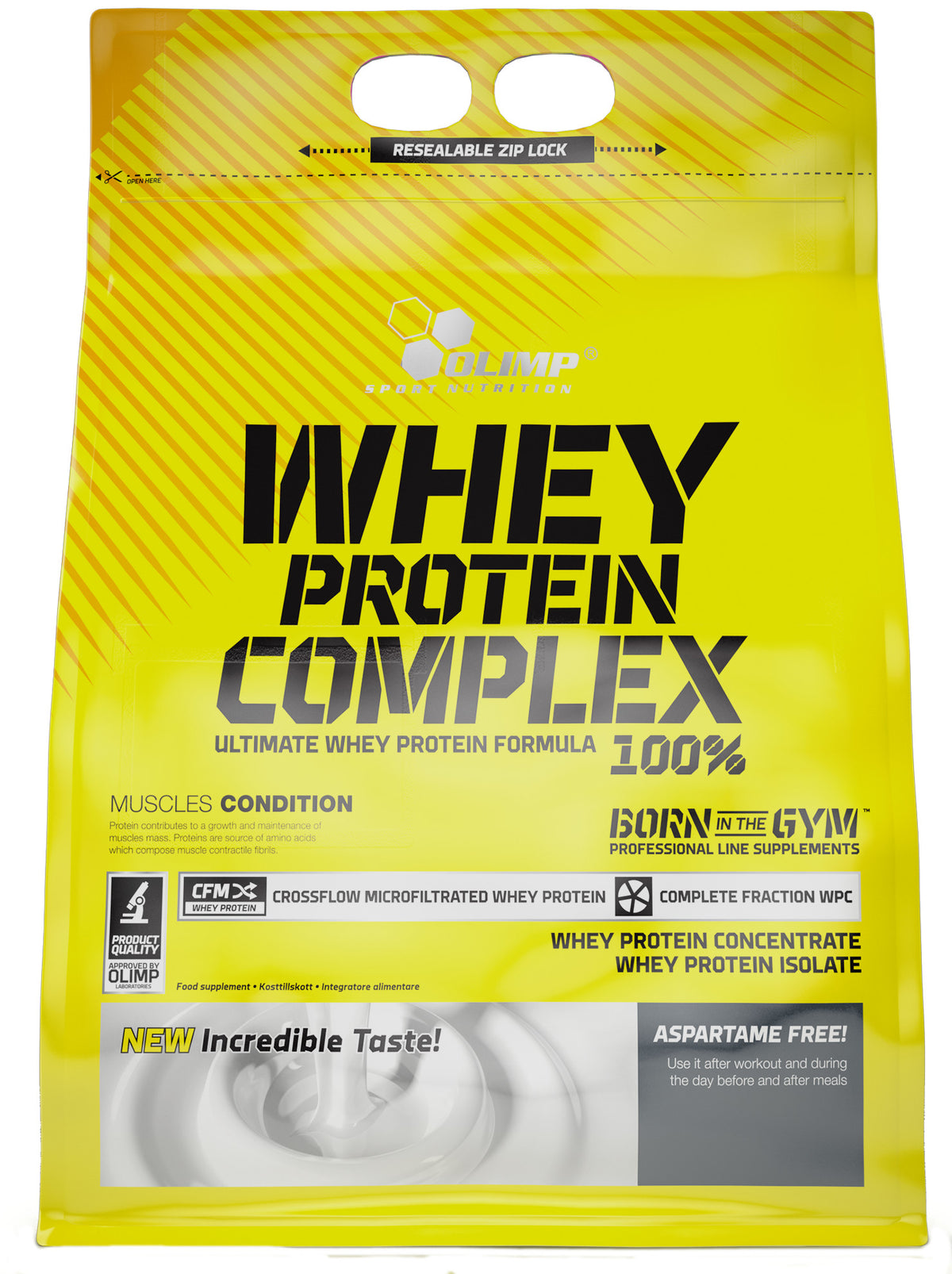 Olimp Nutrition Whey Protein Complex 100%, Cookies Cream - 2270g