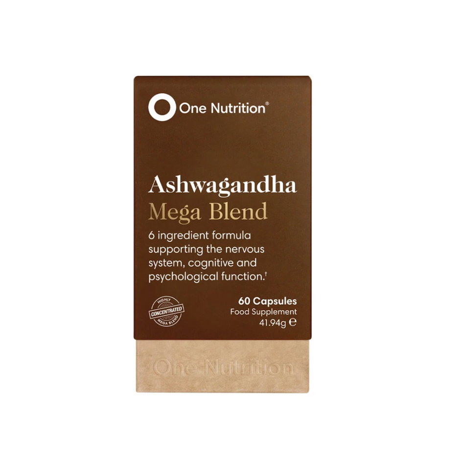 One Nutrition Ashwagandha Mega Blend 60 Capsules- Lillys Pharmacy and Health Store