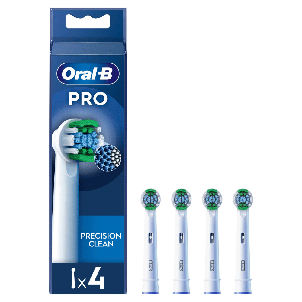 Oral B Precision Clean Toothbrush Refill Heads 4 Pack