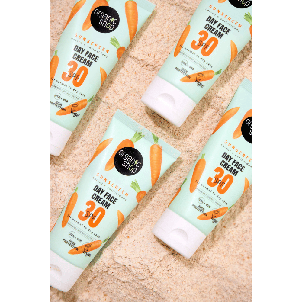 Organic Shop Day Face Cream 30 SPF Normal to Dry 50ml- Lillys Pharmacy and Health Store