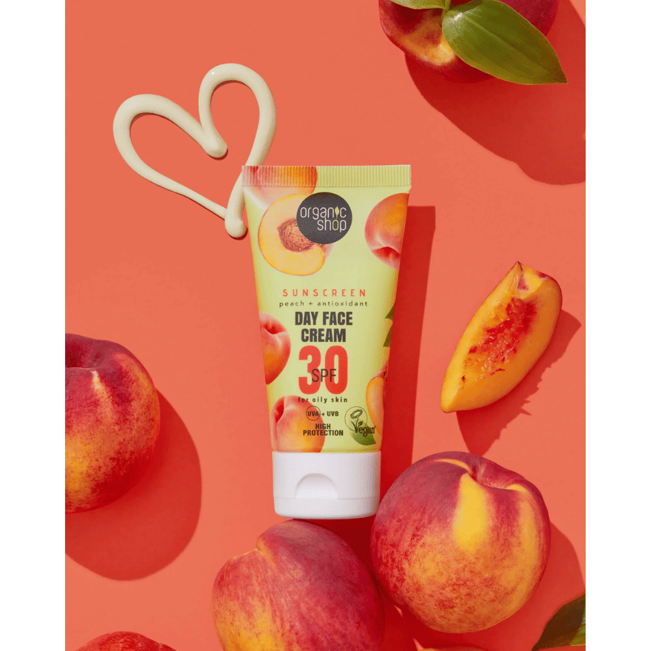 Organic Shop Day Face Cream 30 SPF Oily skin 50ml- Lillys Pharmacy and Health Store