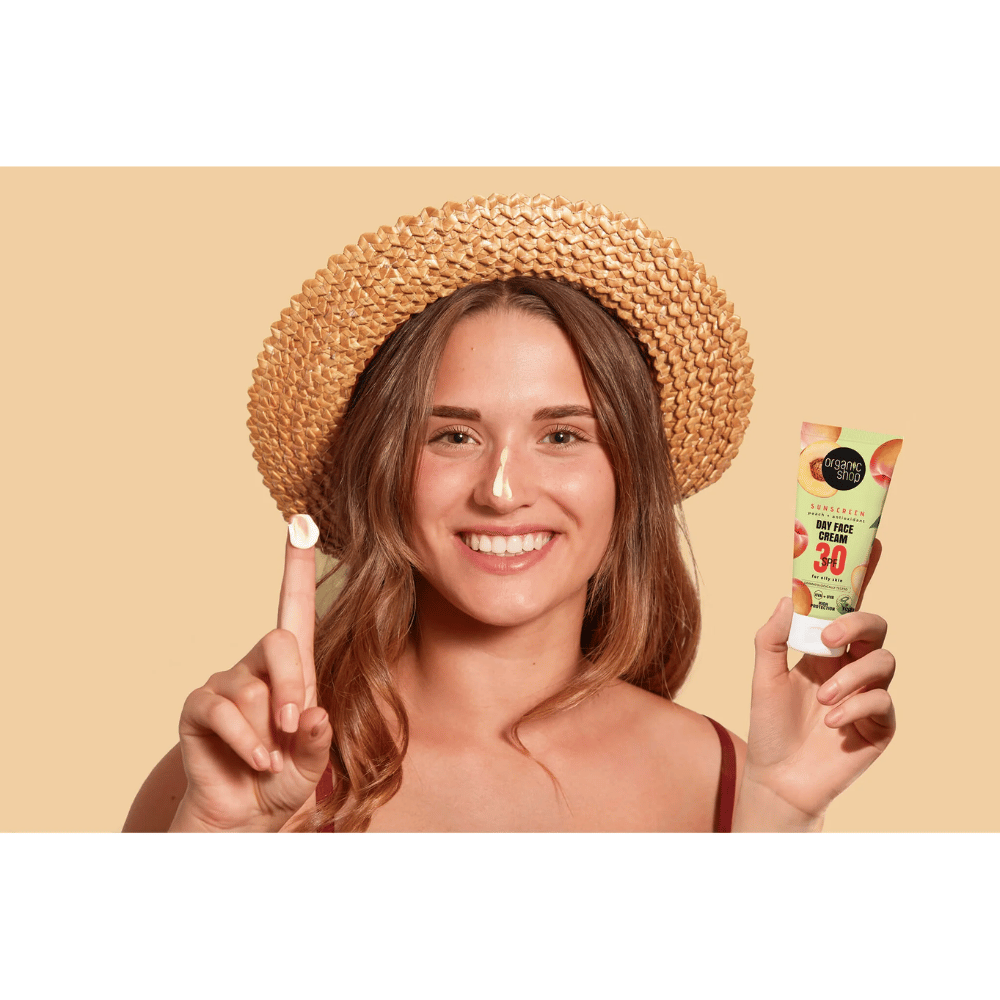 Organic Shop Day Face Cream 30 SPF Oily skin 50ml- Lillys Pharmacy and Health Store