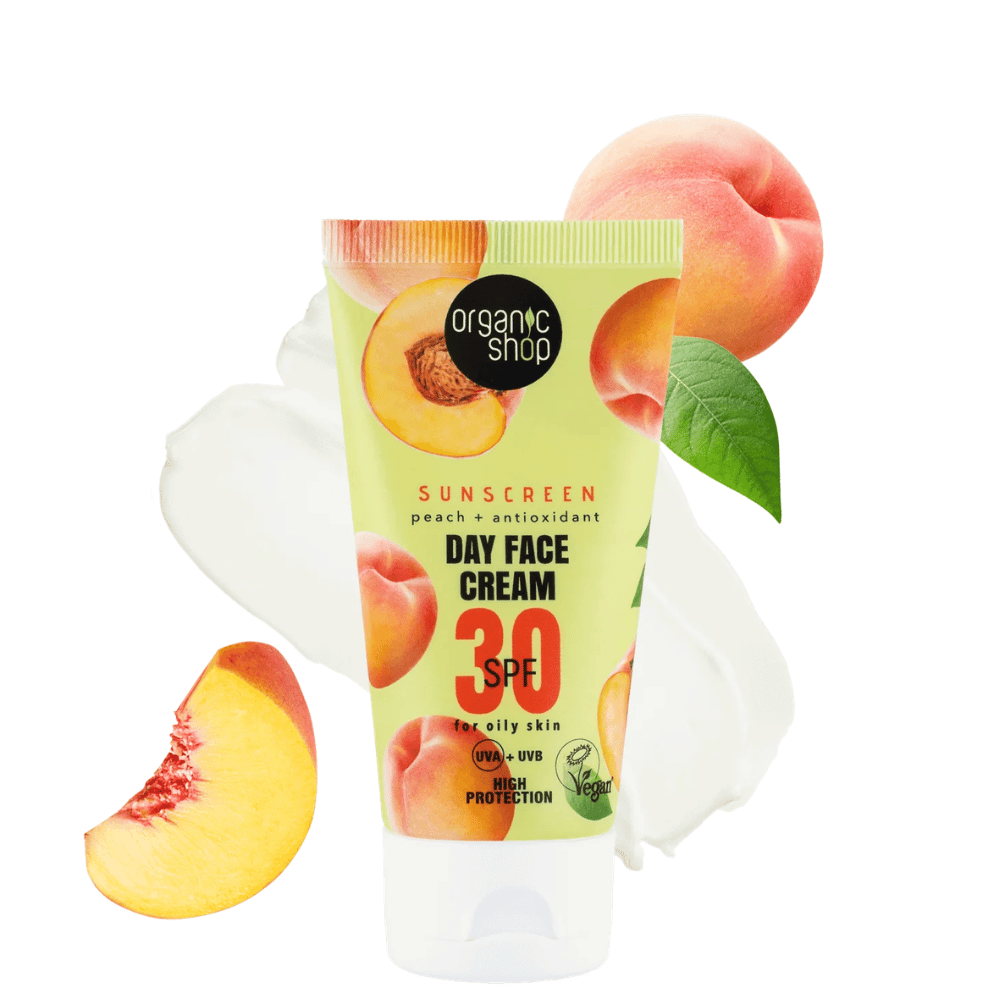 Organic Shop Day Face Cream 30 SPF Oily skin 50ml- Lillys Pharmacy and Health Store