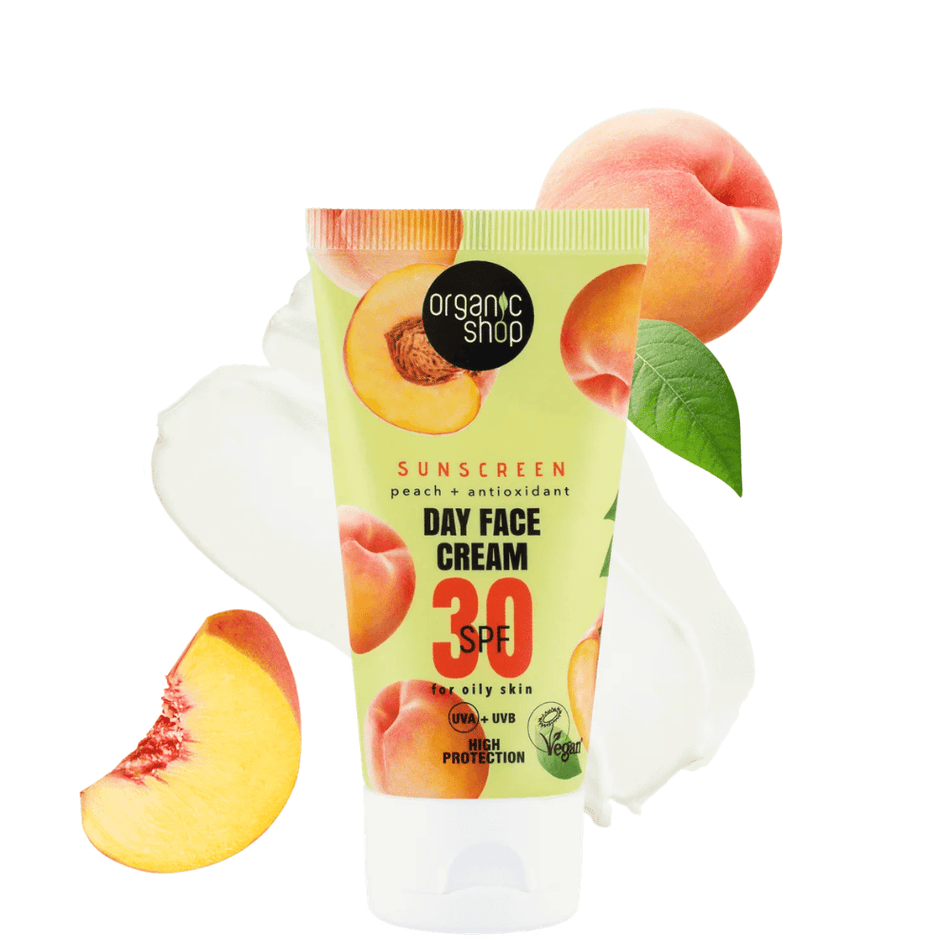 Organic Shop Day Face Cream 30 SPF Oily skin 50ml- Lillys Pharmacy and Health Store