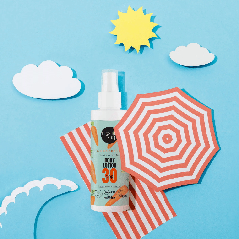 Organic Shop ORG Sunscreen Body Lotion 30 SPF 150ml- Lillys Pharmacy and Health Store