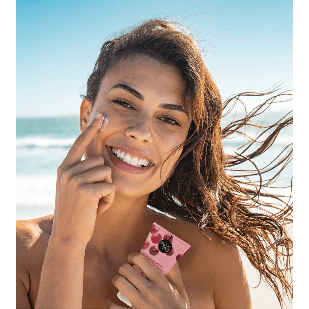Organic Shop Sun. Sunscreen Day Face Cream 50 SPF Oily skin, 50ml- Lillys Pharmacy and Health Store