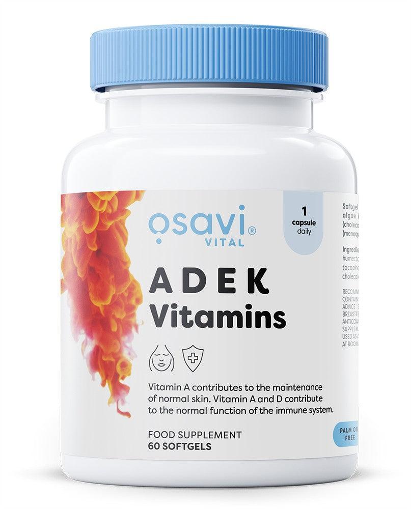 Osavi ADEK Vitamins 60 softgels- Lillys Pharmacy and Health Store
