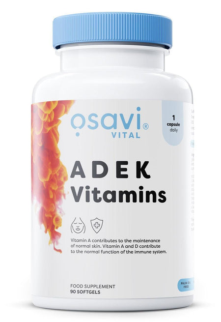 Osavi ADEK Vitamins 90 softgels- Lillys Pharmacy and Health Store