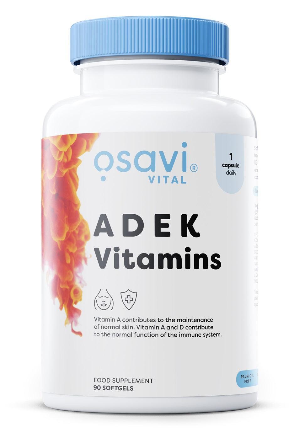 Osavi ADEK Vitamins 90 softgels- Lillys Pharmacy and Health Store