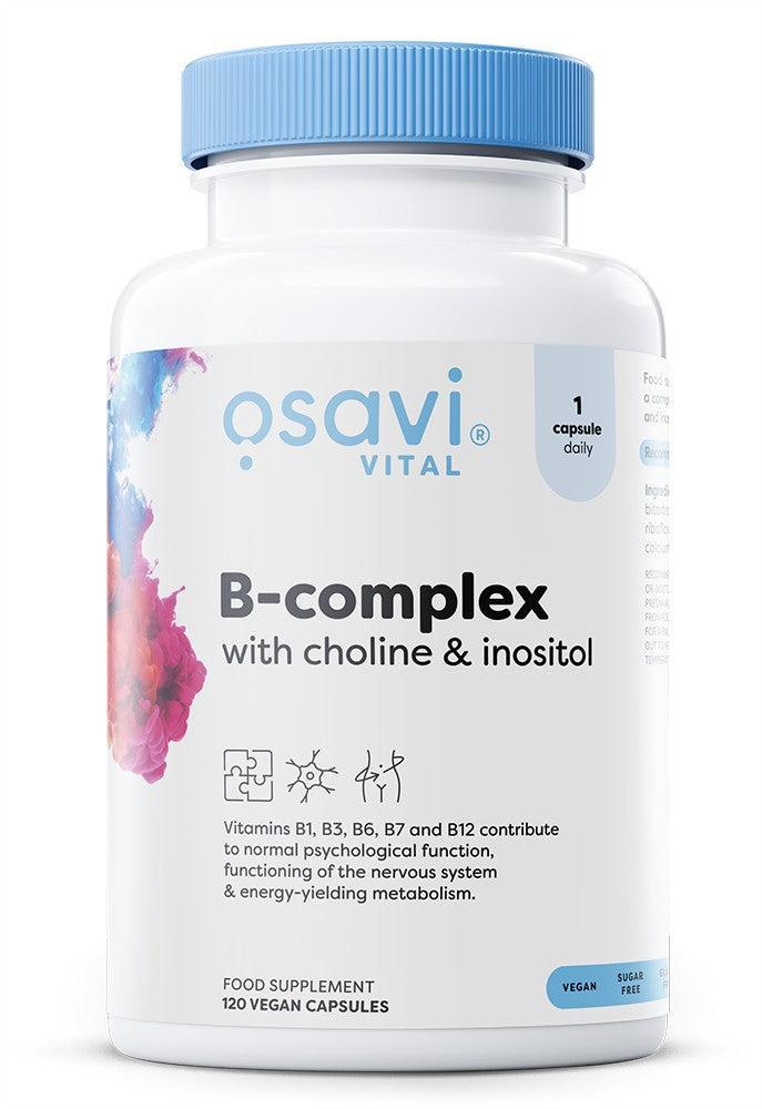 Osavi BComplex with Choline & Inositol 120 vegan caps- Lillys Pharmacy and Health Store